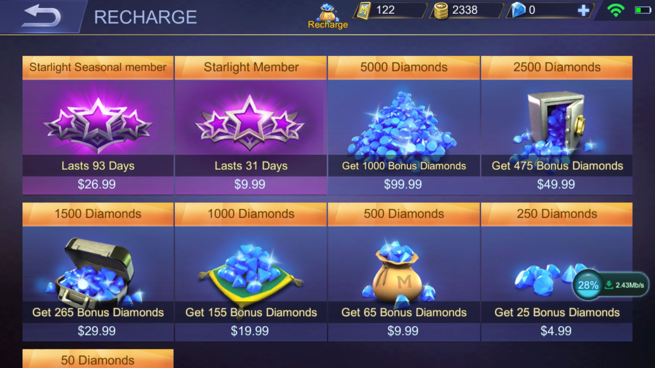 Top up Diamonds on Mobile Legend for Android & iOS in ...